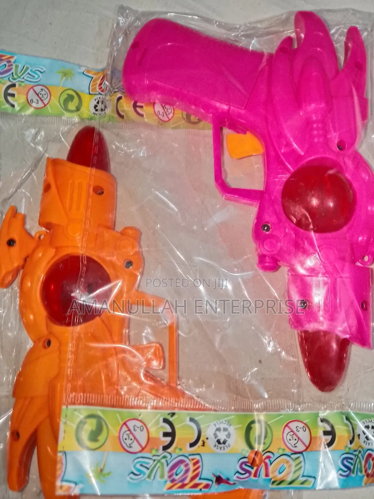 Led Space Warrior Toy Gun - Light-Up Toy Blaster for Kids(No Battery)