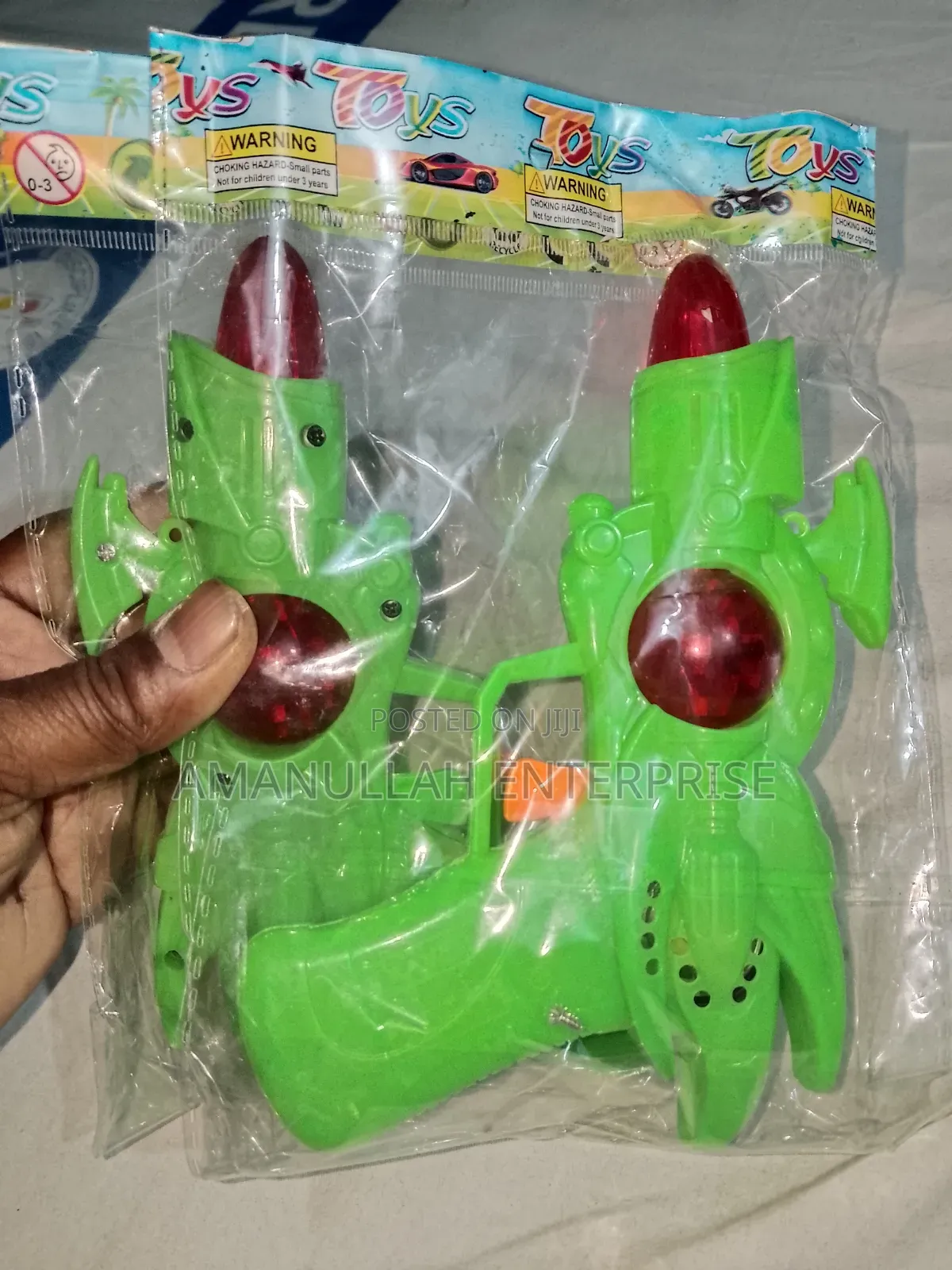 Led Space Warrior Toy Gun - Light-Up Toy Blaster for Kids(No Battery)