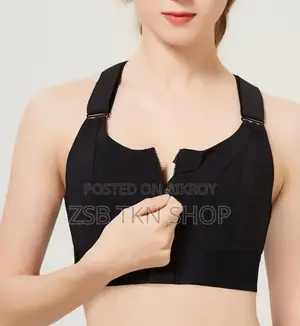 Front Zipper Sports Bra High Quality