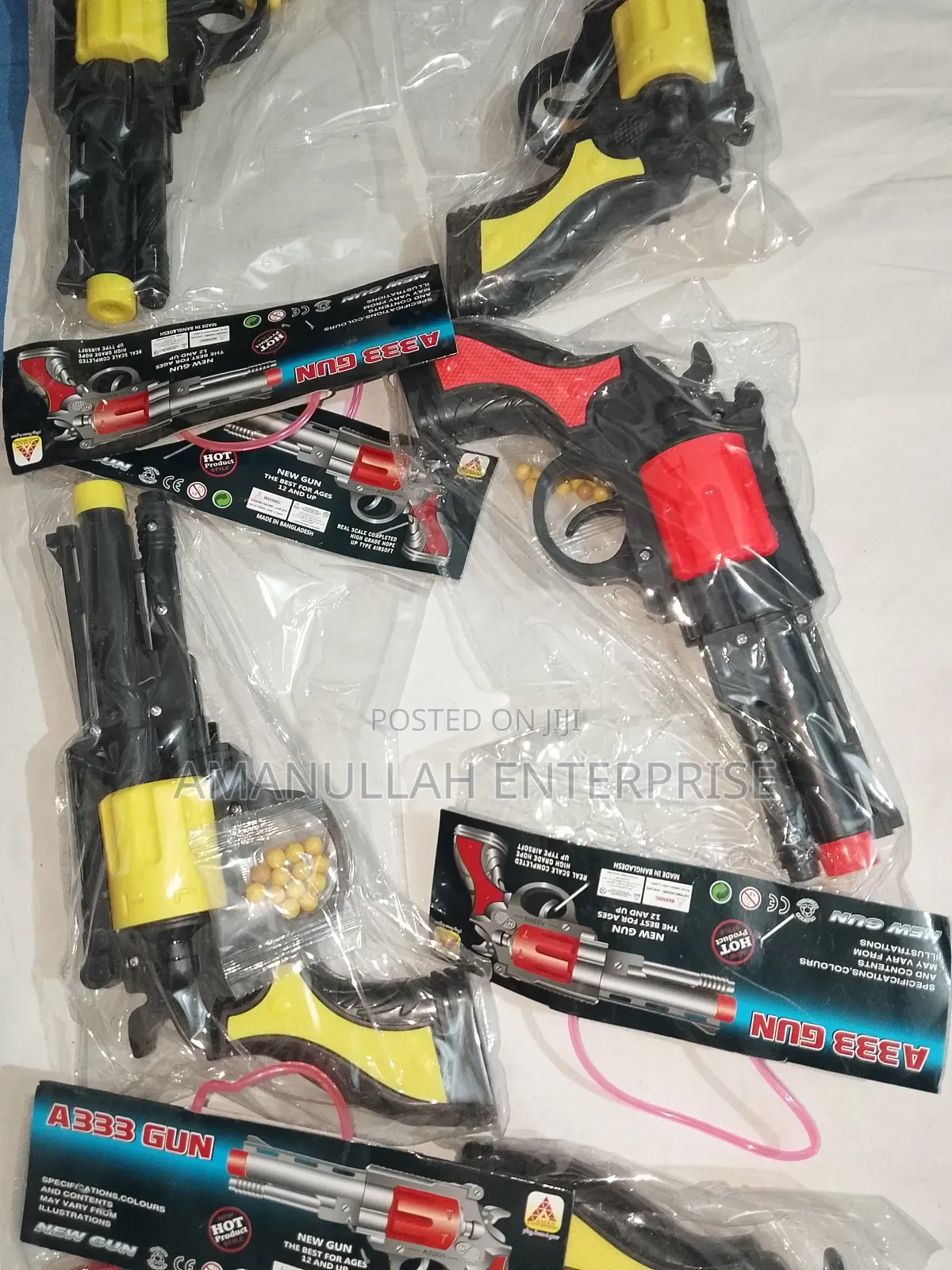 Realistic Toy Revolver Airsoft Gun With Pellets | Fun Action Play