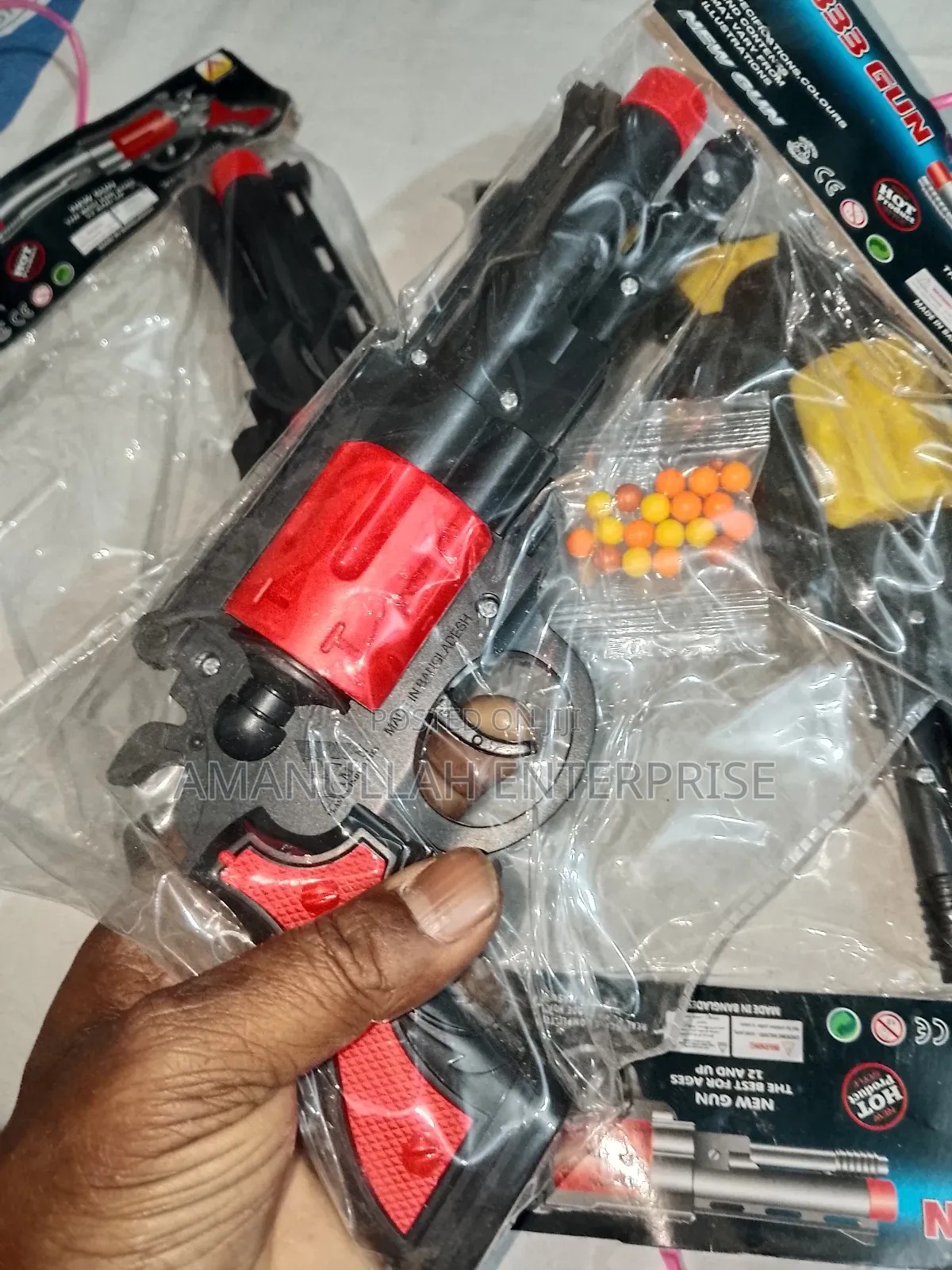 Realistic Toy Revolver Airsoft Gun With Pellets | Fun Action Play