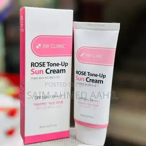 🌹 3w Clinic Rose Tone-up Sun Cream