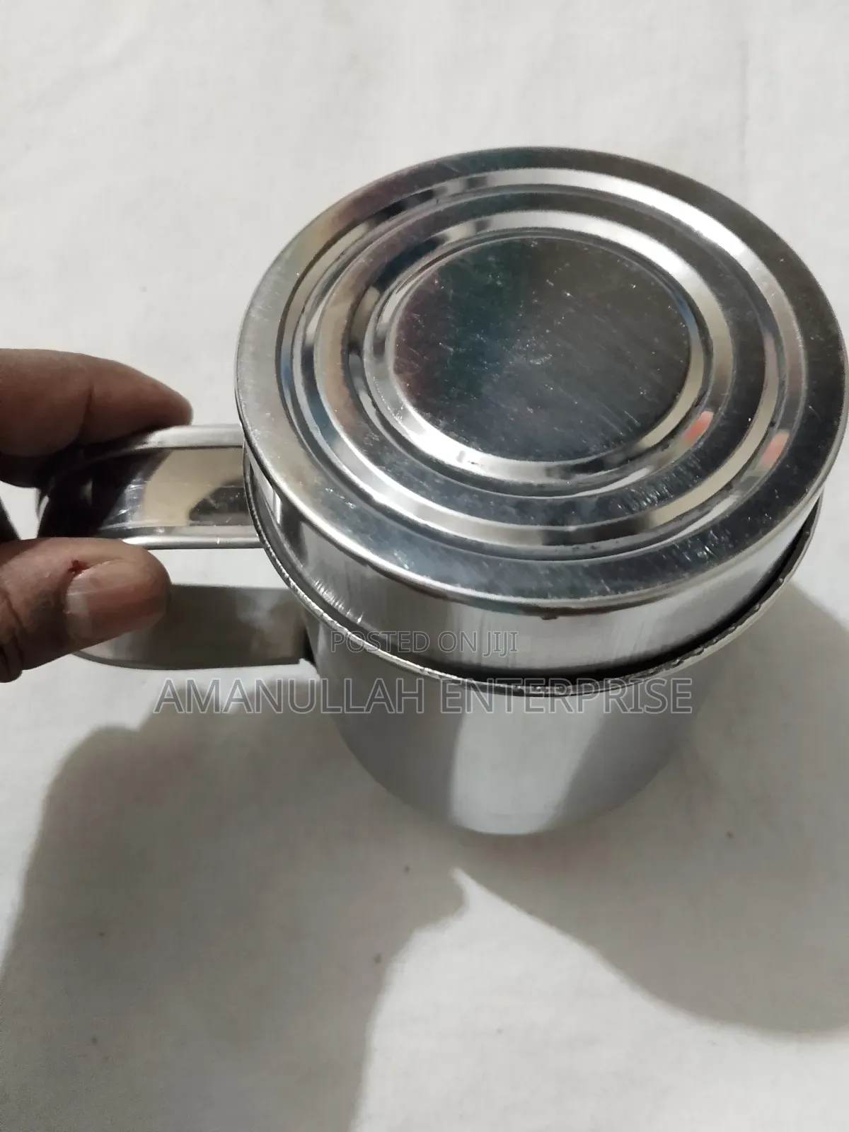 Metal Pro Stainless Steel Mug With Lid | Dm Brand Tea/Coffee Cup.