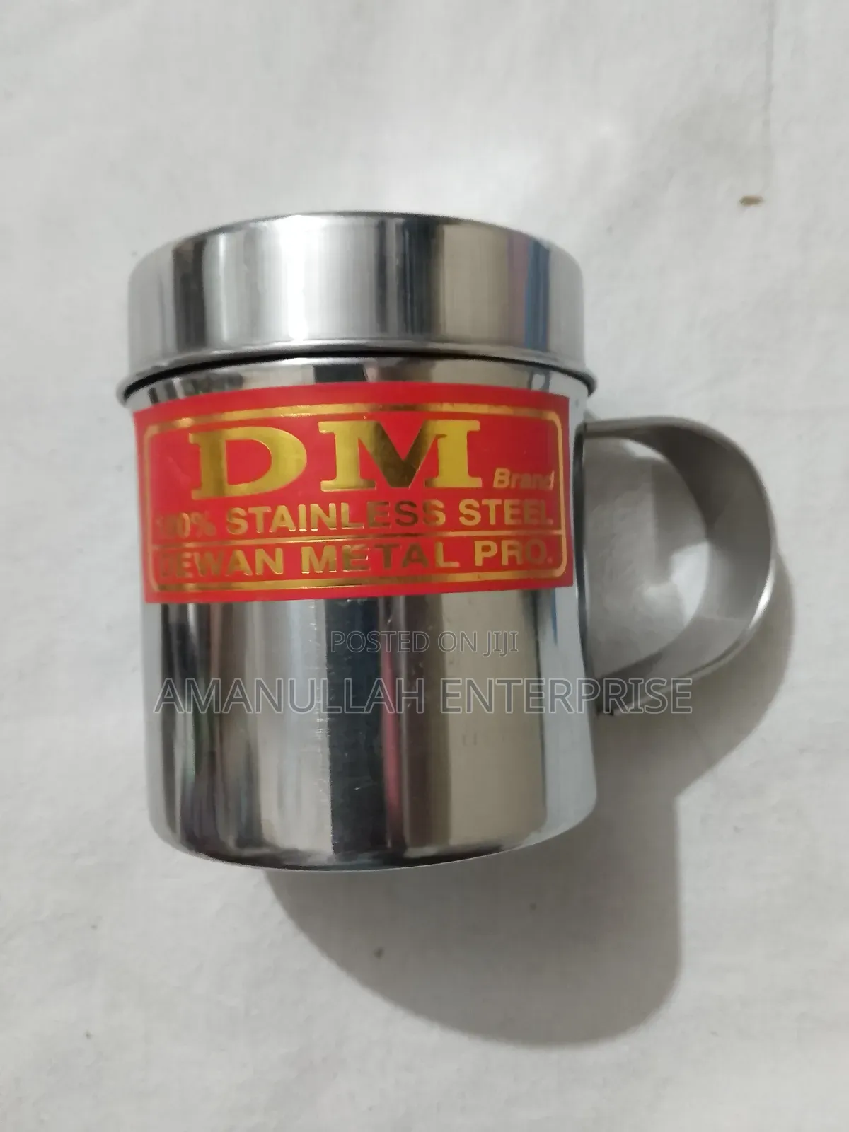 Metal Pro Stainless Steel Mug With Lid | Dm Brand Tea/Coffee Cup.