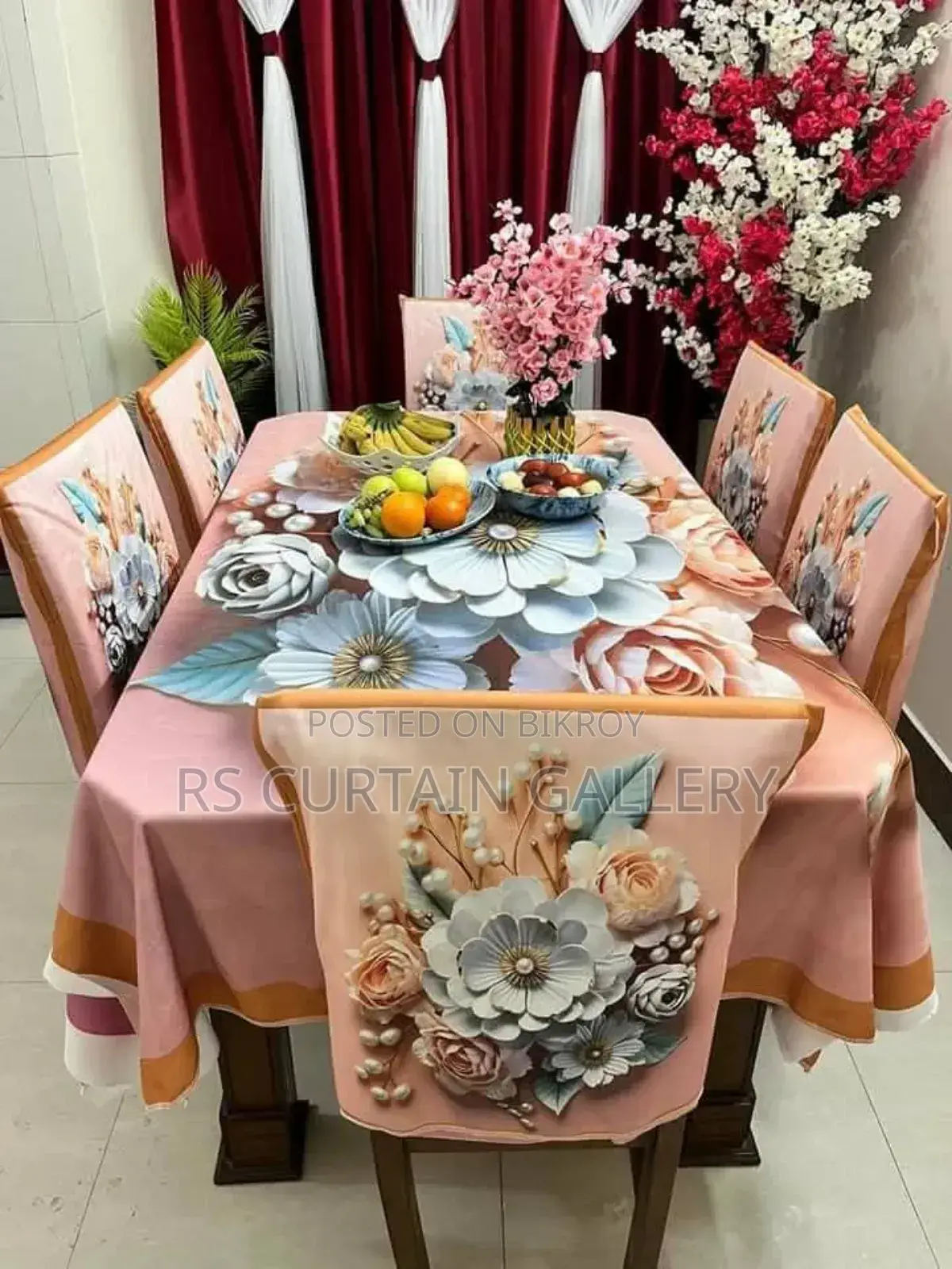 থ্রিডি প্রিন্ট ডাইনিং ক্লথ