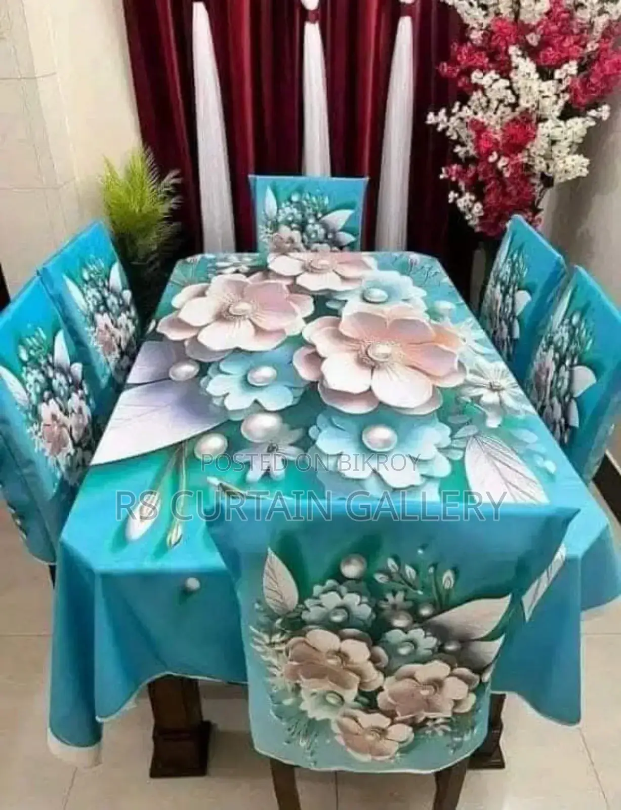 থ্রিডি প্রিন্ট ডাইনিং ক্লথ