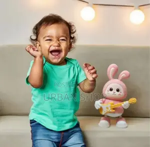 Rabbit Guitarist With Light Music Toy | Dancing Musical Bunny