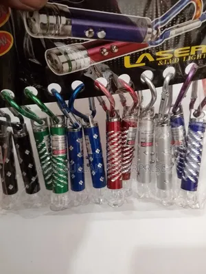 3-in-1 Mini Led Flashlight Laser Pointer Keychain | Shop Now.