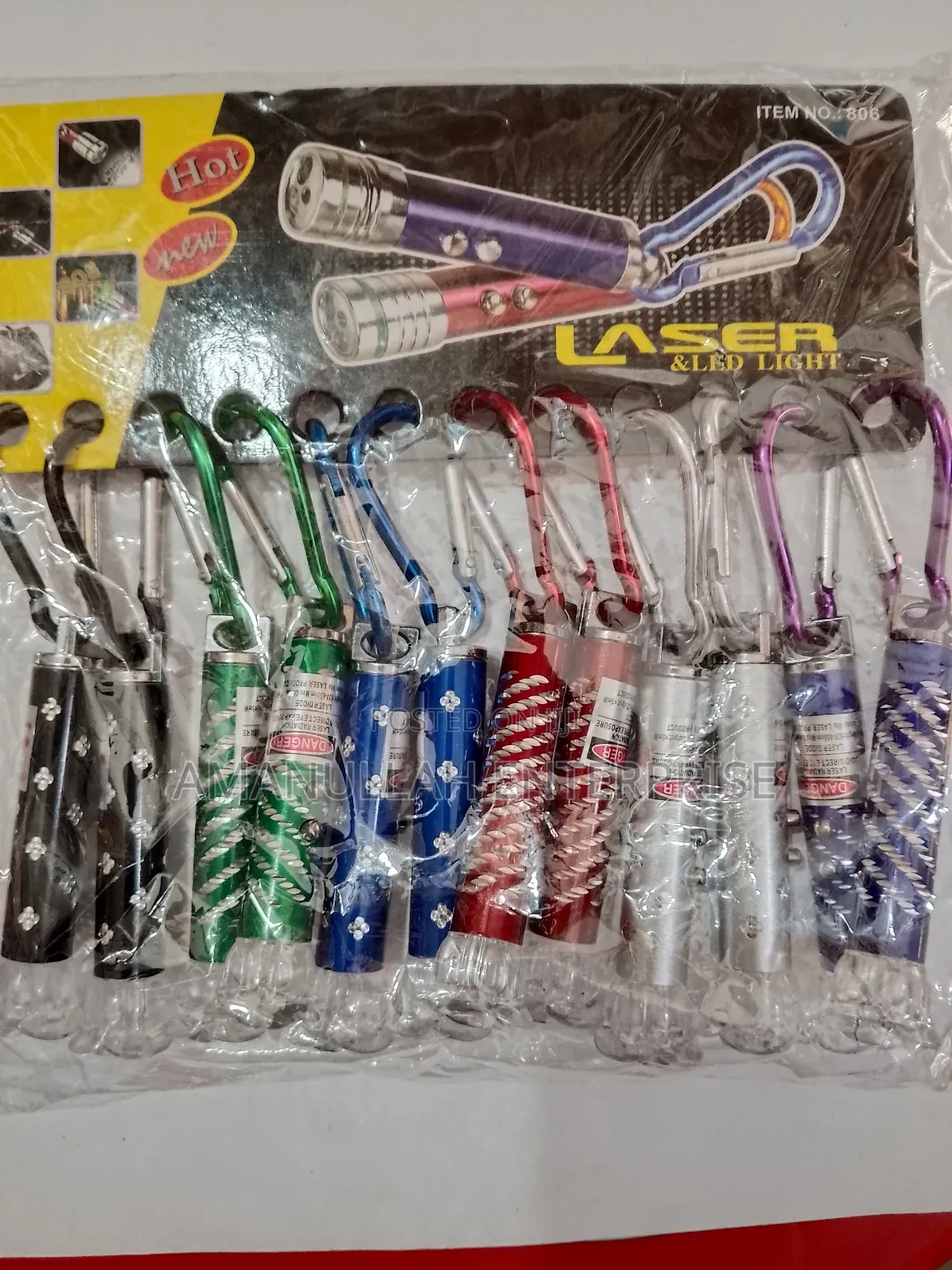 3-in-1 Mini Led Flashlight Laser Pointer Keychain | Shop Now.