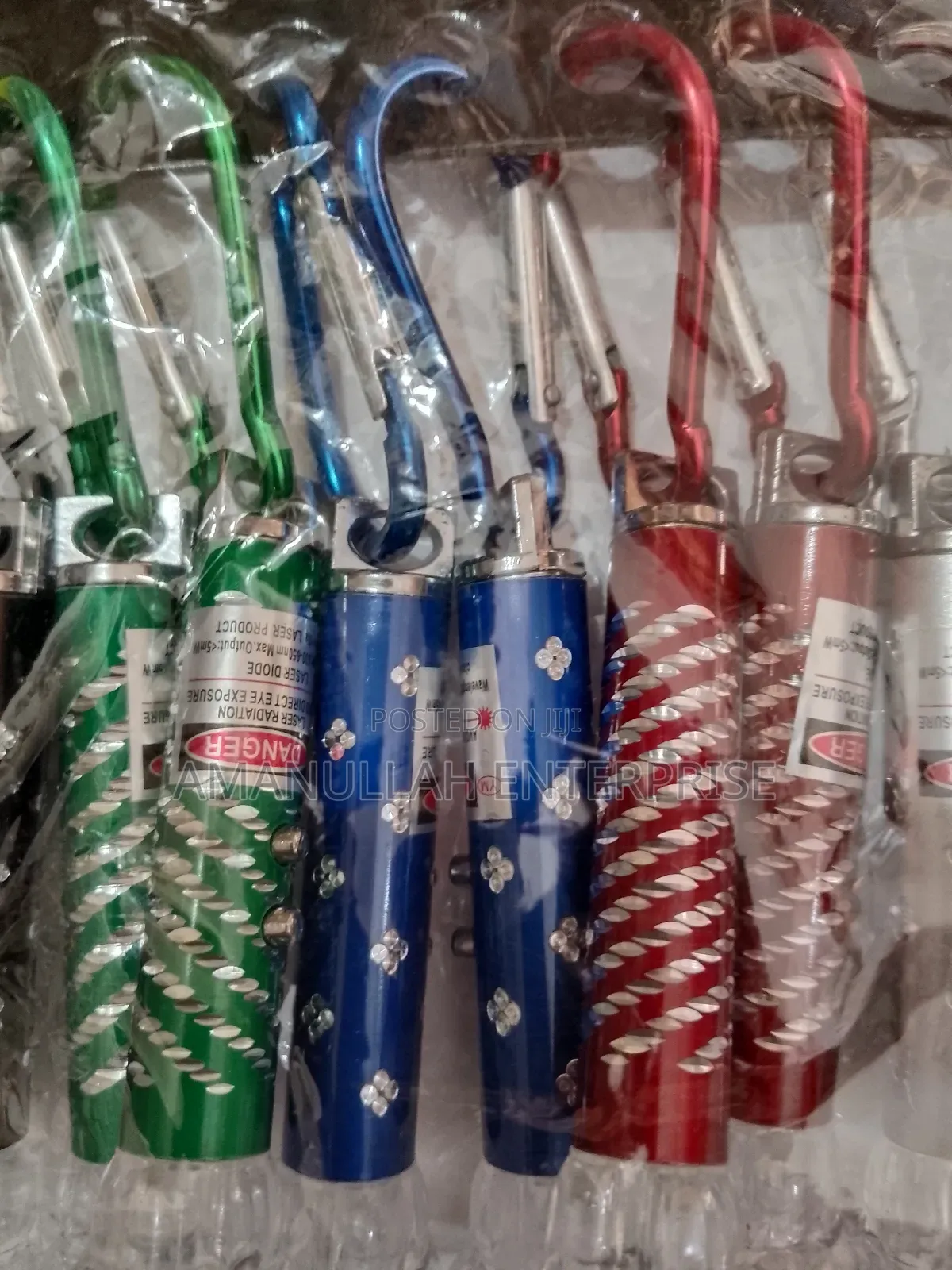3-in-1 Mini Led Flashlight Laser Pointer Keychain | Shop Now.