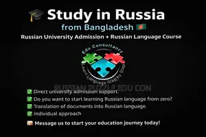 Study in Russia From Bangladesh+Russian Language Course