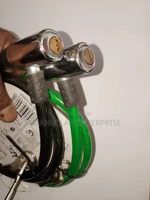 Heavy Duty Bike Cable Lock With Key | Anti-Theft Bicycle Lock