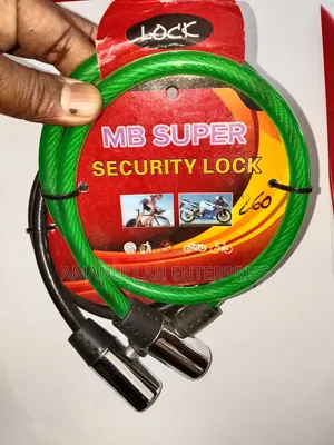 Heavy Duty Bike Cable Lock With Key | Anti-Theft Bicycle Lock