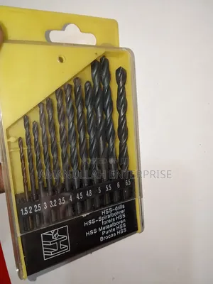 HSS Drill Bit Set 1.5mm–6.5mm | High Speed Steel Twist Drill Bits Kit