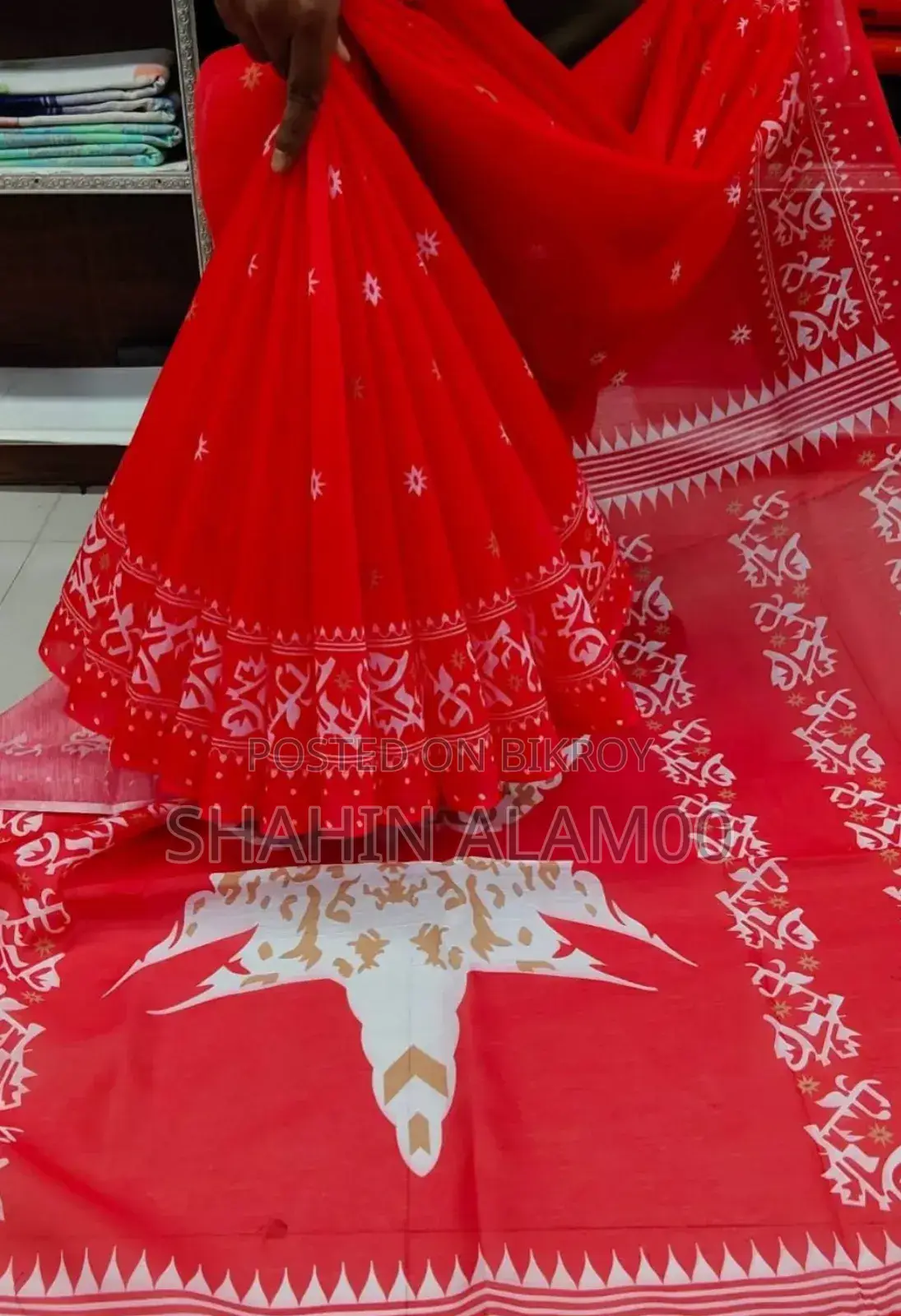 Chanderi Silk Sharee With Blouse Piece
