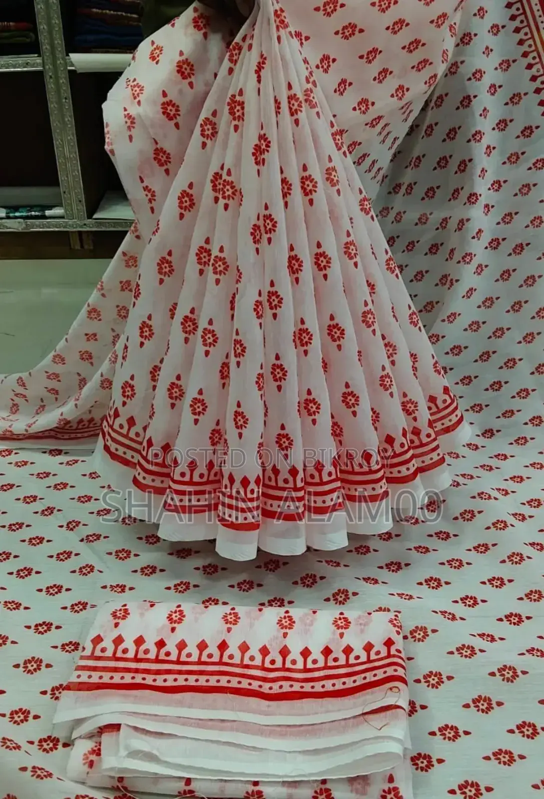 Chanderi Silk Sharee With Blouse Piece