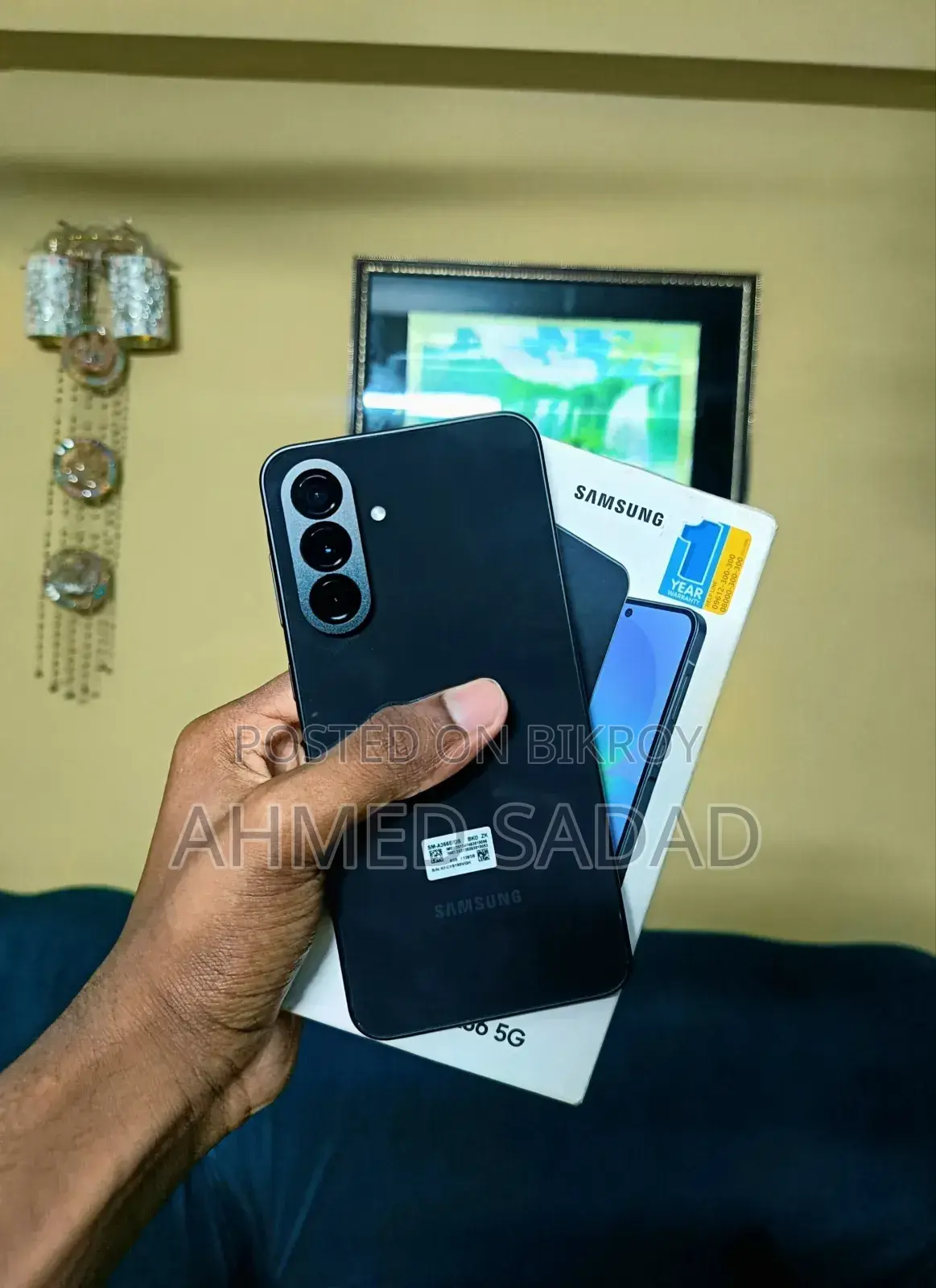 নতুন Samsung Galaxy A36 128 GB ব্ল্যাক