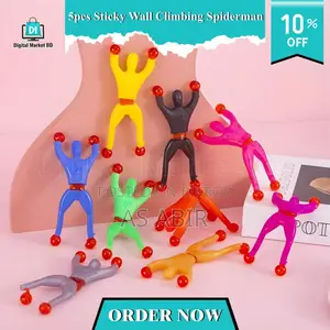 “5pcs Sticky Wall Climbing Spiderman ”