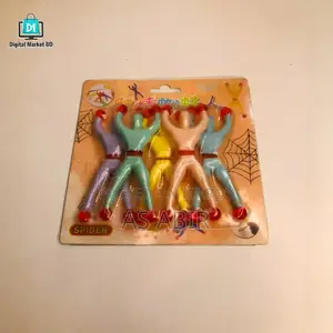 5pcs Sticky Wall Climbing Spiderman