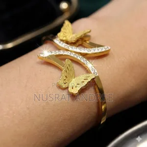 Premium Gold-Plated Designer Bangle Bracelet