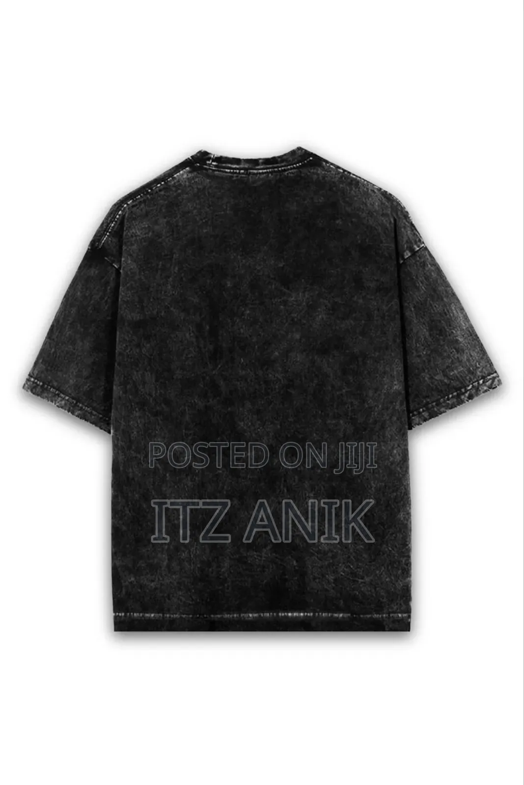 Premium Quality Black Acid Wash T-Shirt Drop Shoulder 10 Pieces