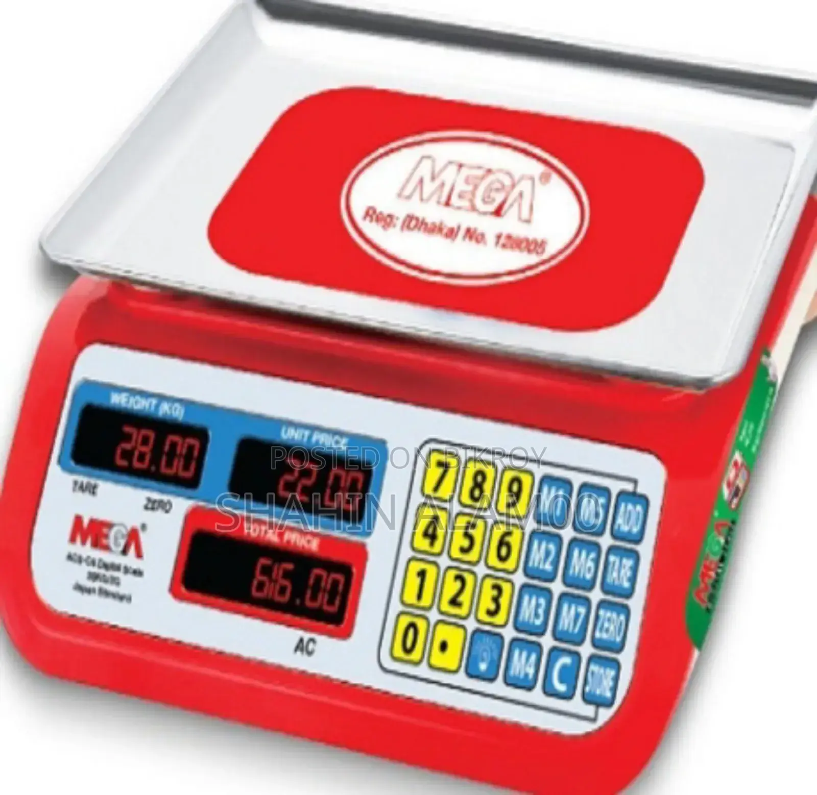 30kg Mega Digital Scale/ LED Display Electronic Price Computing