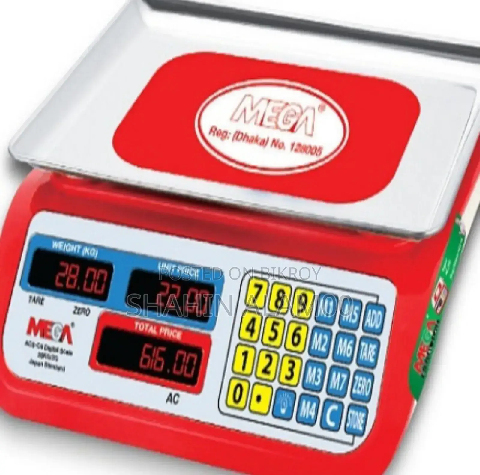 30kg Mega Digital Scale/ LED Display Electronic Price Computing