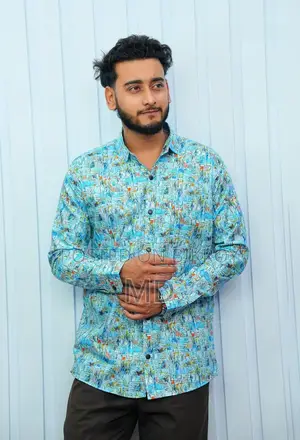 Digital Print Cotton Shirt