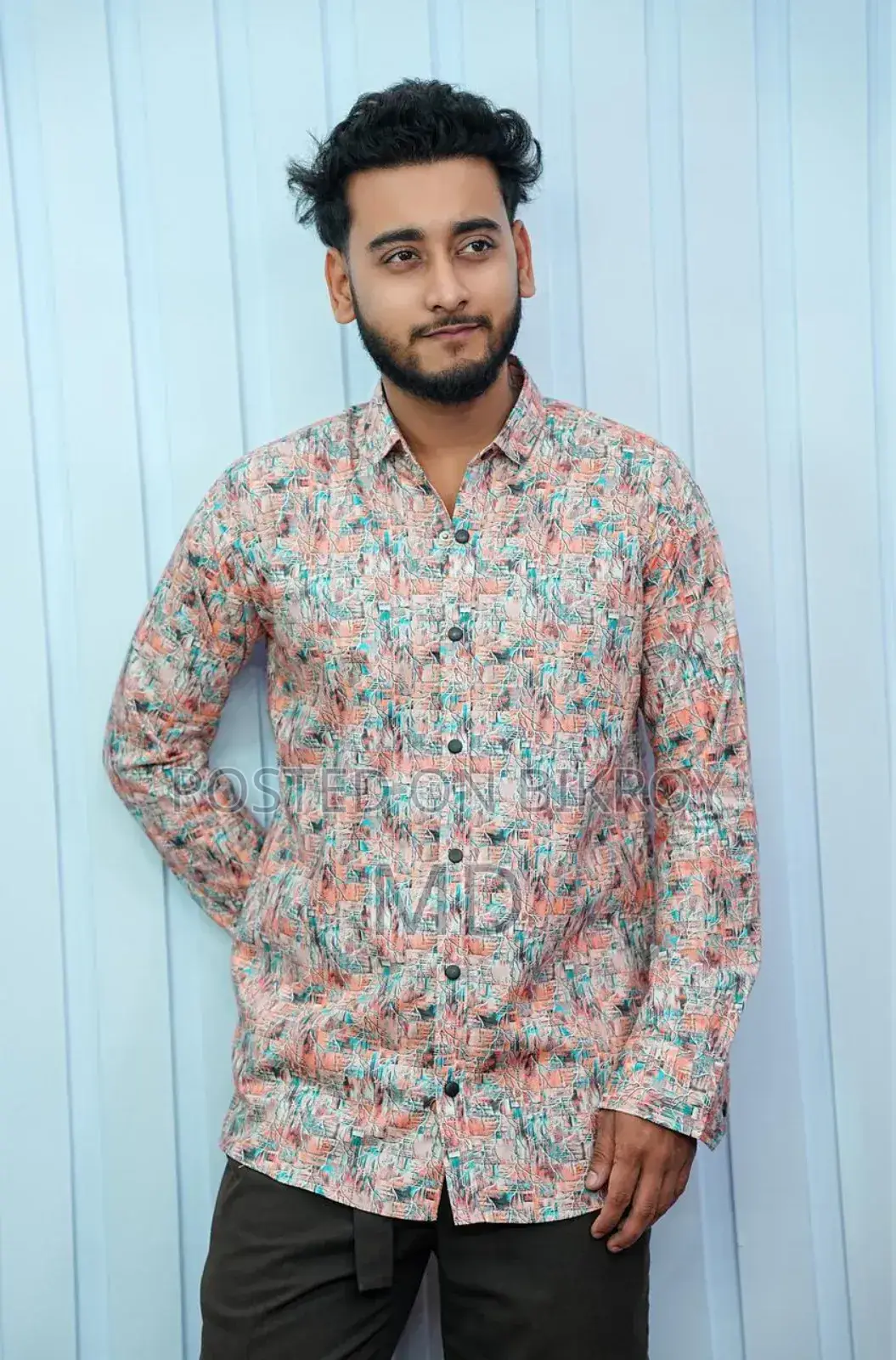 Digital Print Cotton Shirt