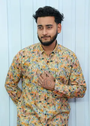 Digital Print Cotton Shirt