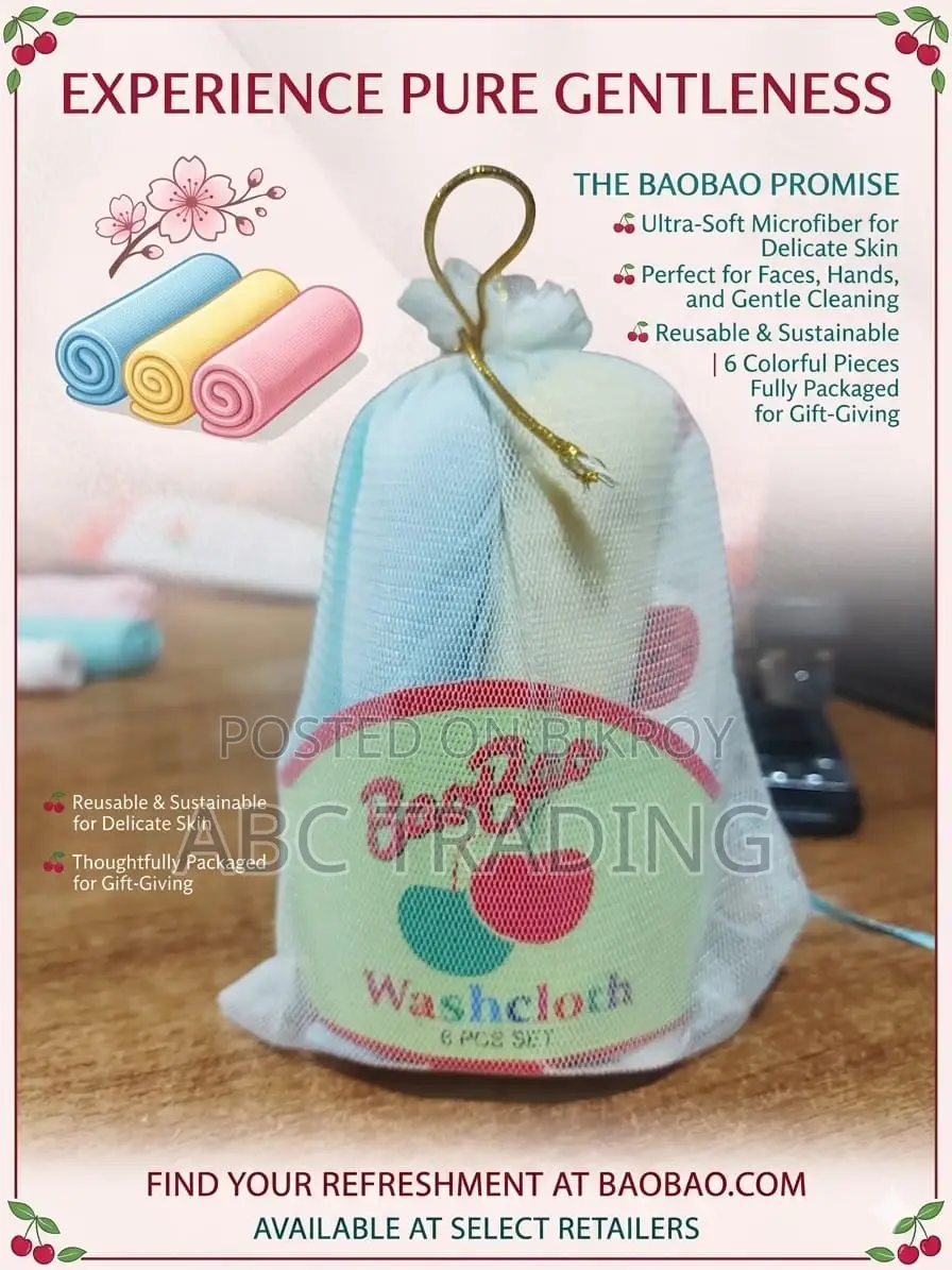 Washcloth 6 Pcs