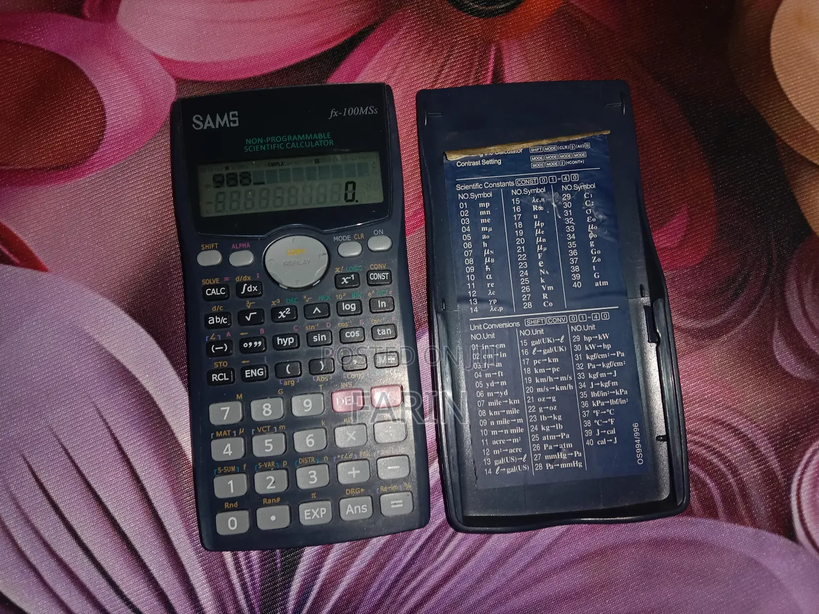 Sams Calculator Fx-100ms