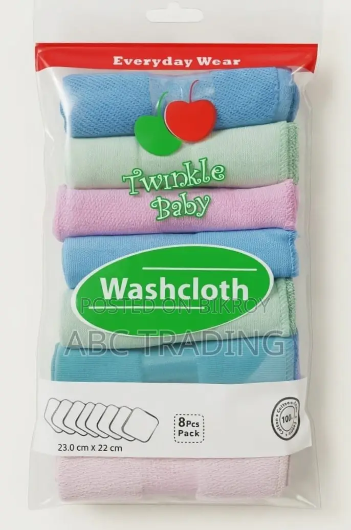 Wash Clothes 8 Pcs