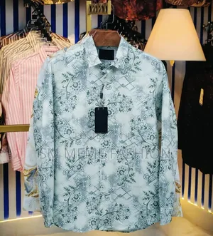 China Floral Print Full Sleeve Shirts Fabrics:-China Dubi