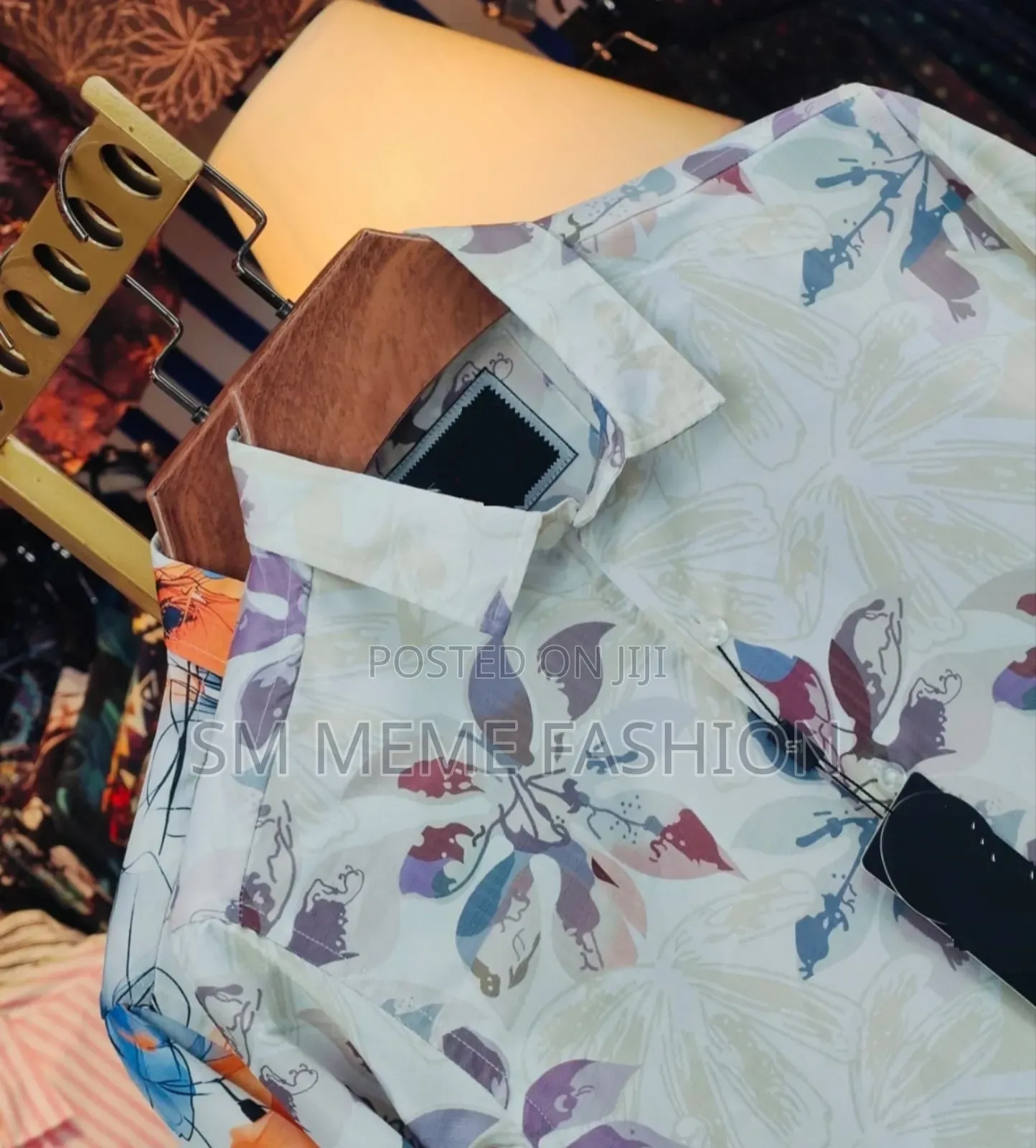 China Floral Print Full Sleeve Shirts Fabrics:-China Dubi
