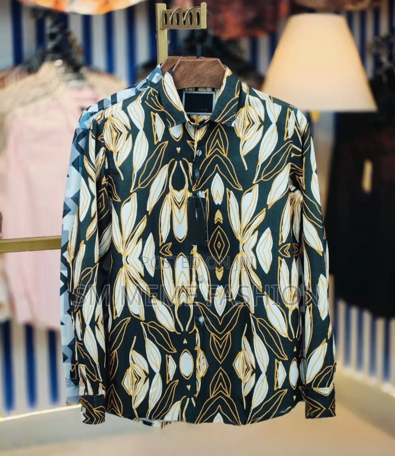 China Floral Print Full Sleeve Shirts Fabrics:-China Dubi