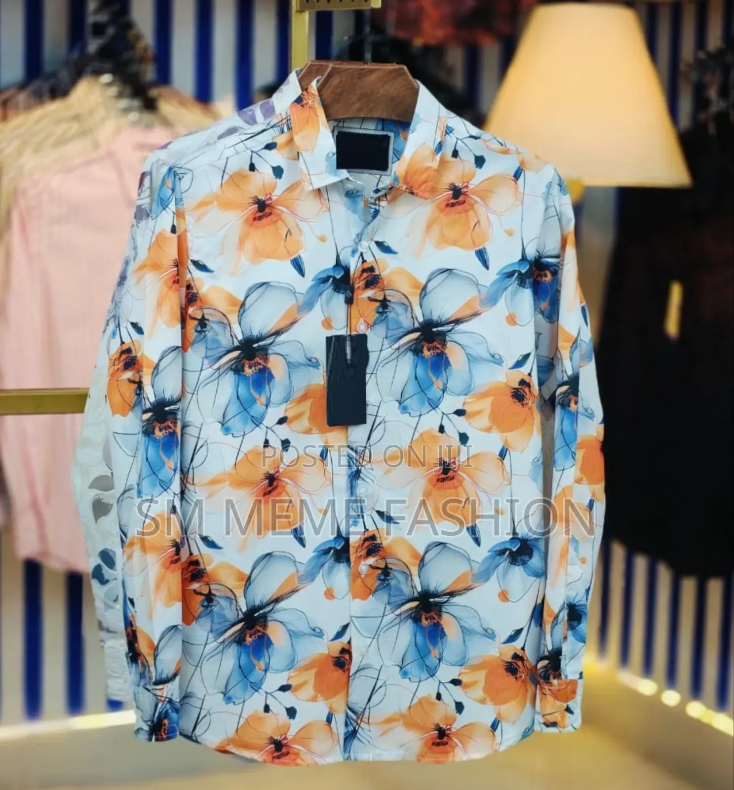 China Floral Print Full Sleeve Shirts Fabrics:-China Dubi