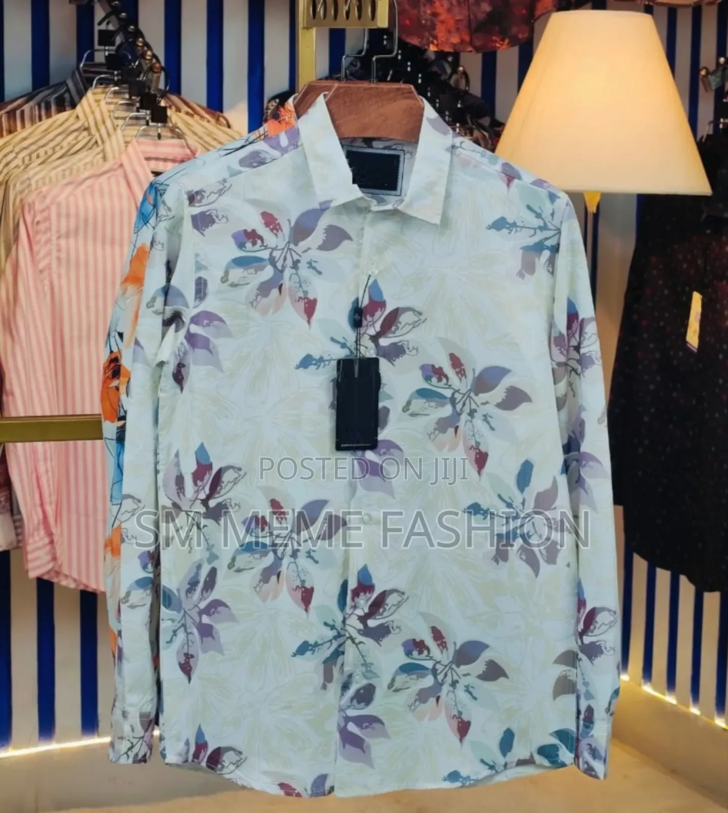 China Floral Print Full Sleeve Shirts Fabrics:-China Dubi