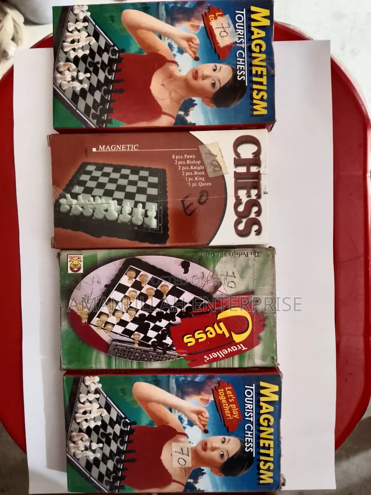 Magnetic Pocket Chess Set Mini Travel Board Game
