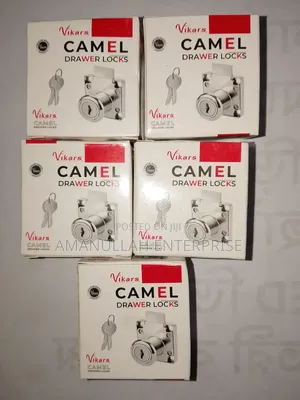 Camel Drawer Lock With Key Secure Cabinet Lock for Home/Office (3 Pcs)