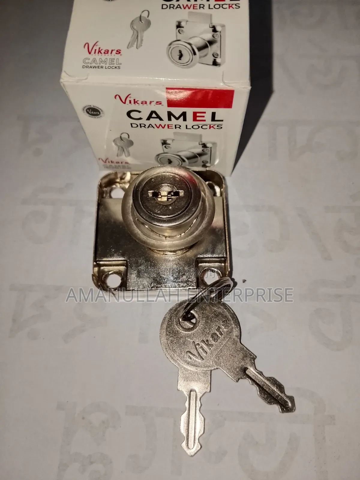 Camel Drawer Lock With Key Secure Cabinet Lock for Home/Office (3 Pcs)