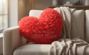 Handmade Rossy Heart Shape Pillow