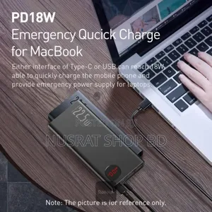 Baseus Adaman 20000mah 22.5w Metal Power Bank Code : 5413