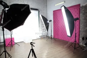 Chinese Four Holder Softbox With 7 Feet Stand