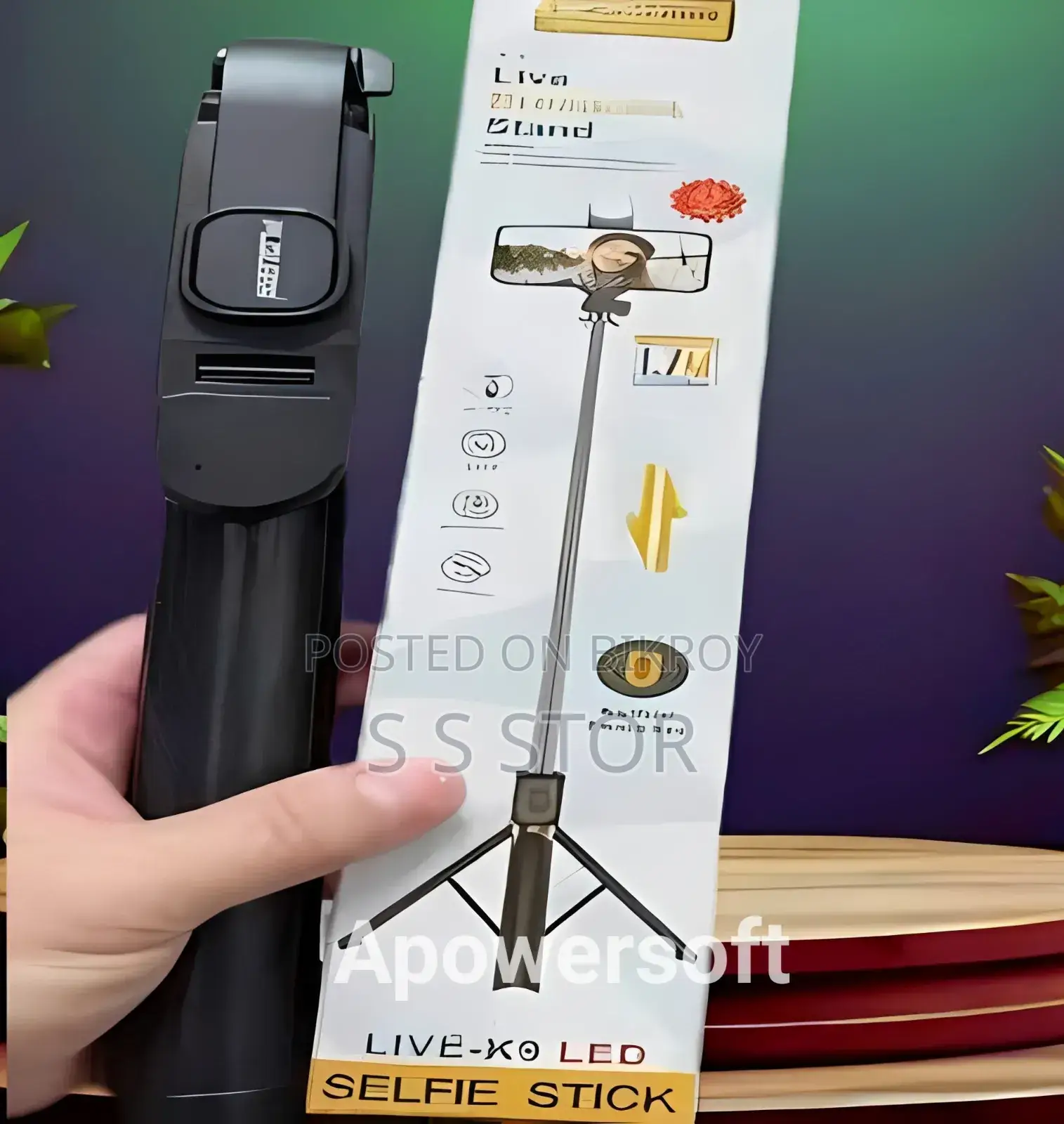 ৫.৭ ফুট লম্বা Plokama 4 in 1 সেলফি স্টিক