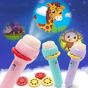Mini Projector Torch Kids Flashlight
