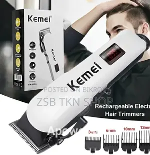 Kemei KM-809A Professional Rechargeable Hair Clipper Trimmer