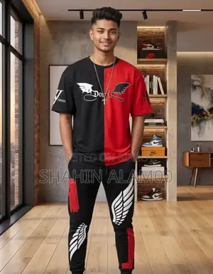 প্রিমিয়াম মাশ টি-শার্ট এবং প্যান্ট সেট