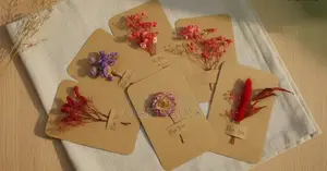 Natural Dry Flower Cards