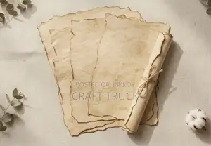 Vintage Burned Age Papers